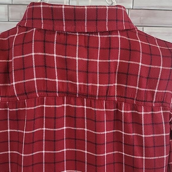 Tommy Hilfiger womens plaid button-down shirt Size M - Picture 7 of 11